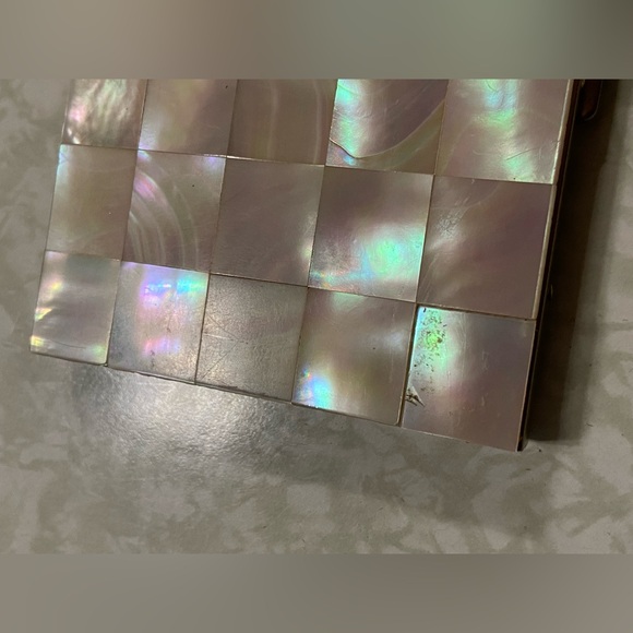 MAKE AN OFFER 🍒 Vintage Mother of Pearl Cigarette Case #9374 - Picture 8 of 11